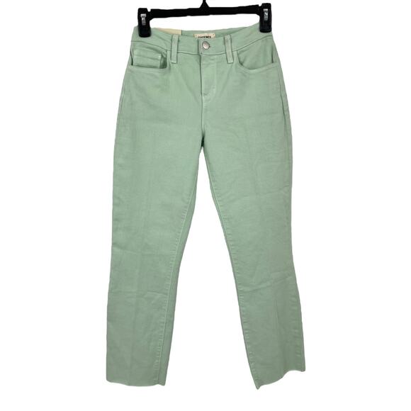 L'Agence jeans High Rise Crop Slim light mint size 24 - Picture 1 of 6